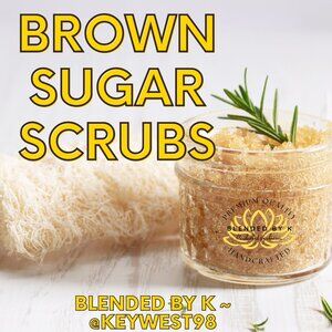 Brown Sugar Scrubs by Blended by K ~ 4 oz